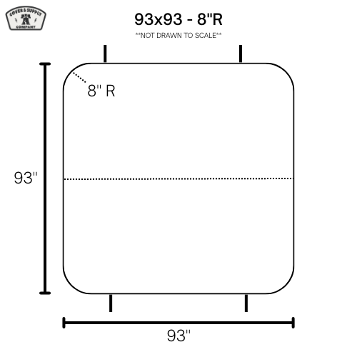 93x93 8"R - Stock Covers